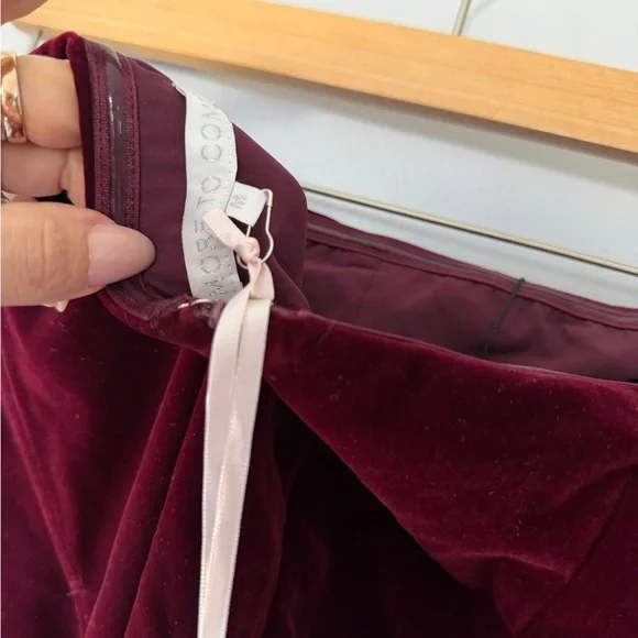 MORE TO COME Gionna Mini Dress in Oxblood - Picture 4 of 4